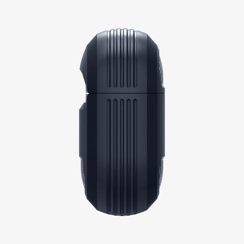 ACS05482 - Apple AirPods Pro 2 Case Rugged Armor in matte black showing the front
